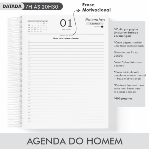 AGENDA DO HOMEM 2026 - Image 2